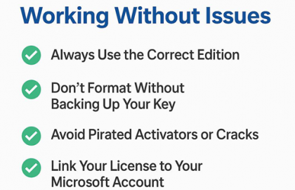 Top 7 Tips to Keep Your Windows License Working Without Issues