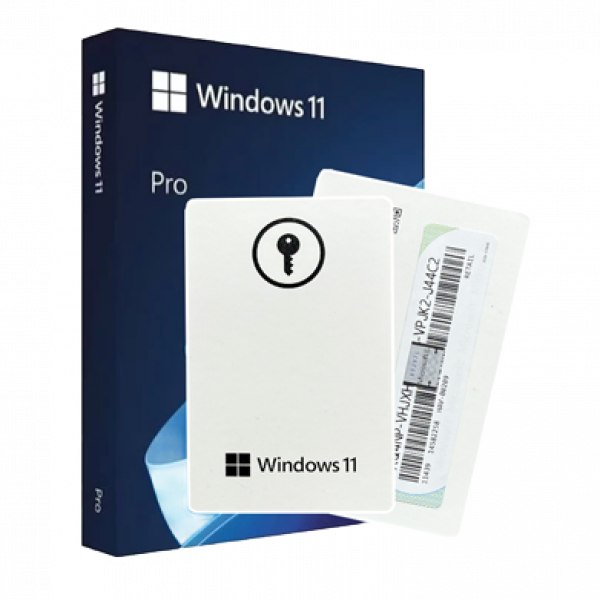 Microsoft Windows 11 Pro 64 OEM & Retail Physical Key License (Upgradeable Version)