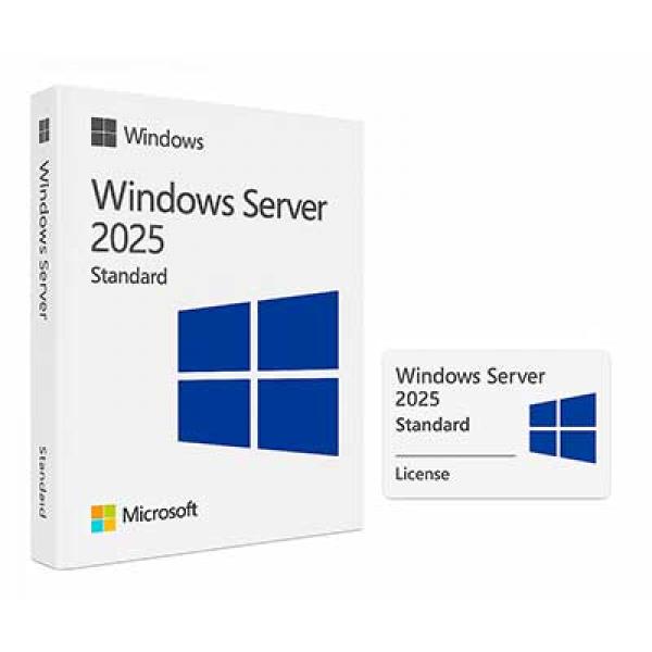 Microsoft Windows Server 2025 Standard 16 Core - Only License (Physical Delivery)